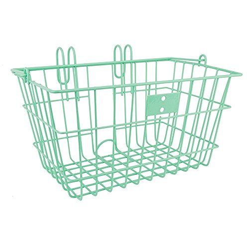 Sunlite Wire Lift-Off Front Basket, Seafoam Green