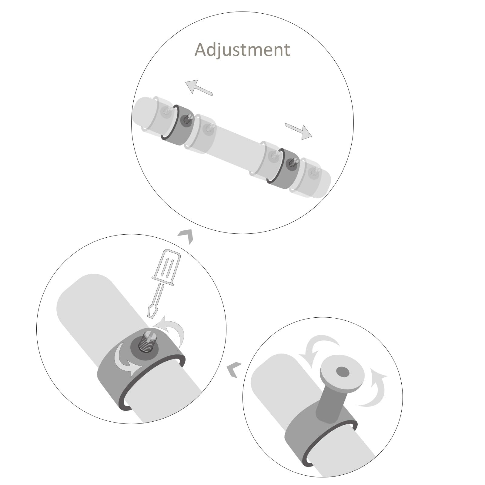 KYEYGWO 2 Pcs Natural Rose Quartz Crystal Cabinet Knobs with Screws - Image 3