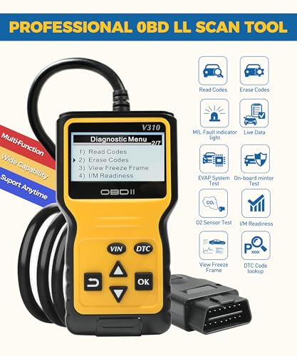 Diagnosis Coche Multimarca Flaconi OBD con Lector de Fallos para Vehículos OBDII 2