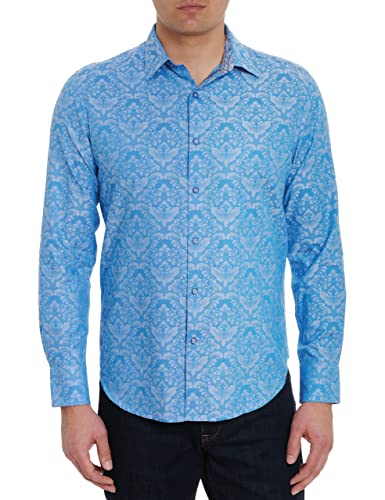 Robert Graham Men's Bayview Long Sleeve Woven Button Down Shirt