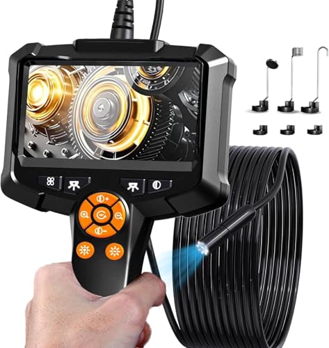 QIMIC Caméra Endoscopique, 1080P HD Endoscope avec 4.3