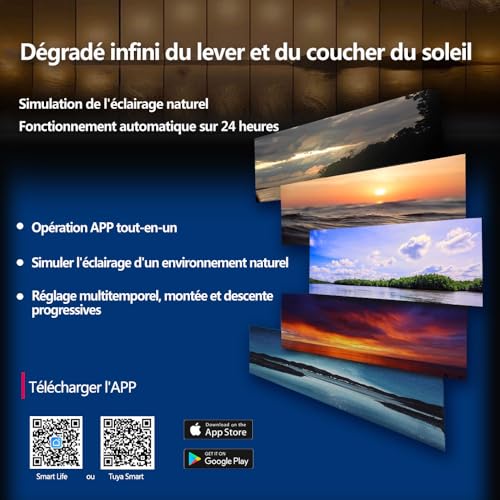 Éclairage LED pour aquarium marin récifal pour éliminer les algues - 5