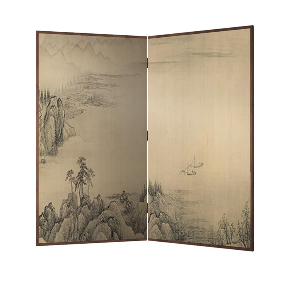 Privacy Screen Home Removable Folding Floor Screen Partition Living Room Porch Bedroom Tea Room Folding Screen Background Wall Room Divider