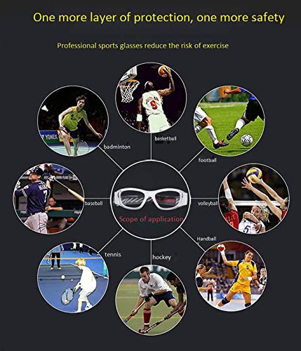 Na Soogree Kids Basketball Soccer Football Sports Training Glasses Protective Eyewear Goggles Anti Fog Lens For Boys Grils Youth Safety Glasses Age 7-12, G8029 #TOP6