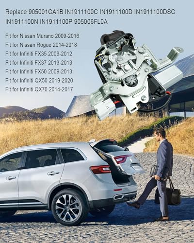 Image of Rear Trunk Latch Tailgate Door Lock Actuator Fit for Infiniti FX35 FX37 FX50 QX50 QX50 2009-2020 Nissan Murano Rogue 2009-2018