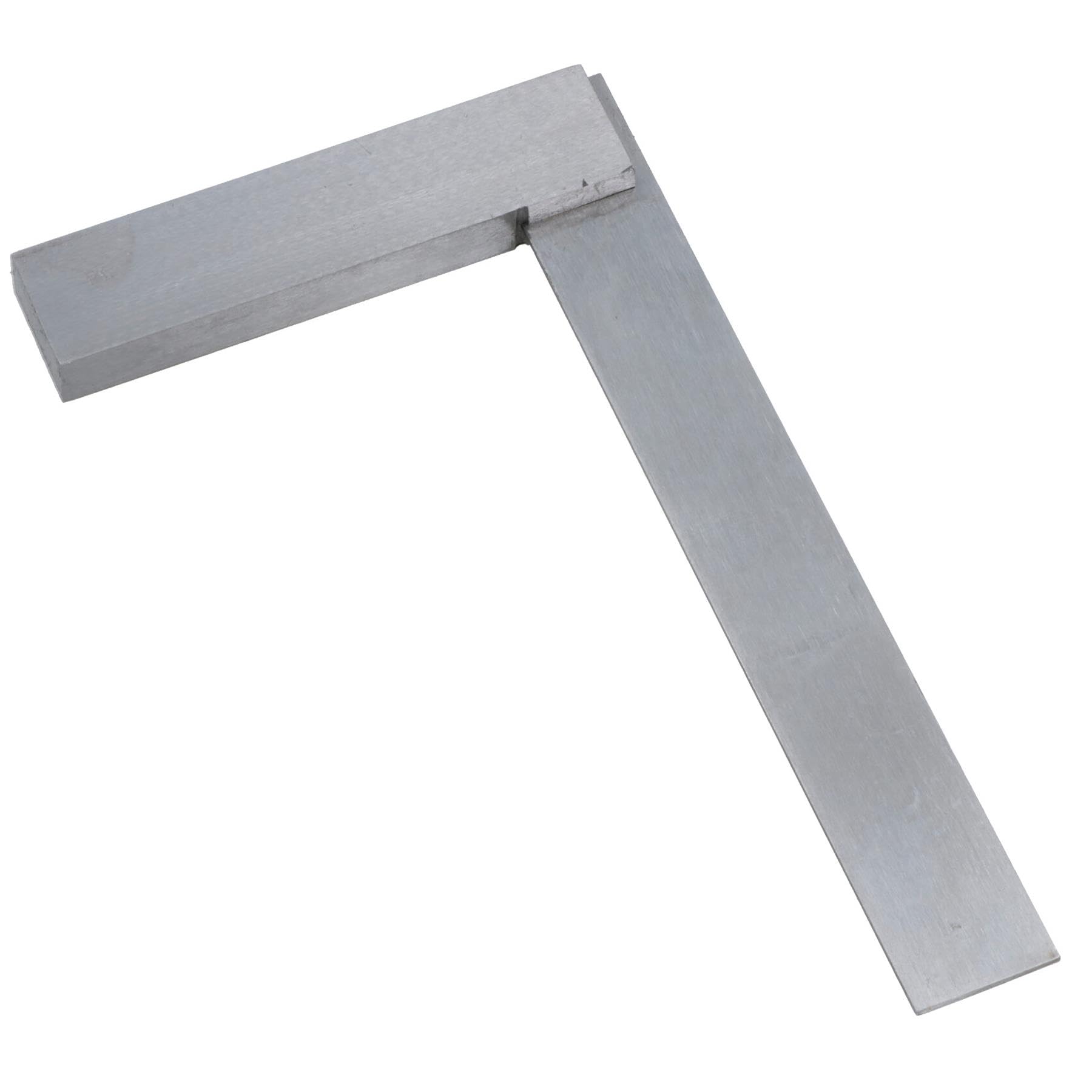 Ab Tools Silver Engineer Square 6" 150Mm Solid Steel Precision Tri Try Set Square Te709