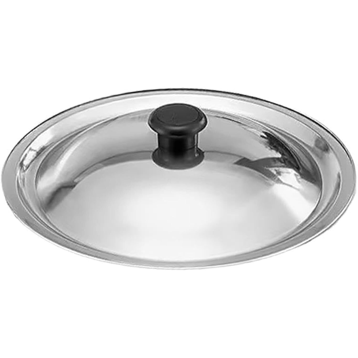 Pan Lid, Frying 3PCS Pot Stainless Steel Cover Universal Kitchen Cookware Replacement Lids For Pans Fry Boil Steam Cooking Supplies(23.50x23.50x7.00cm)