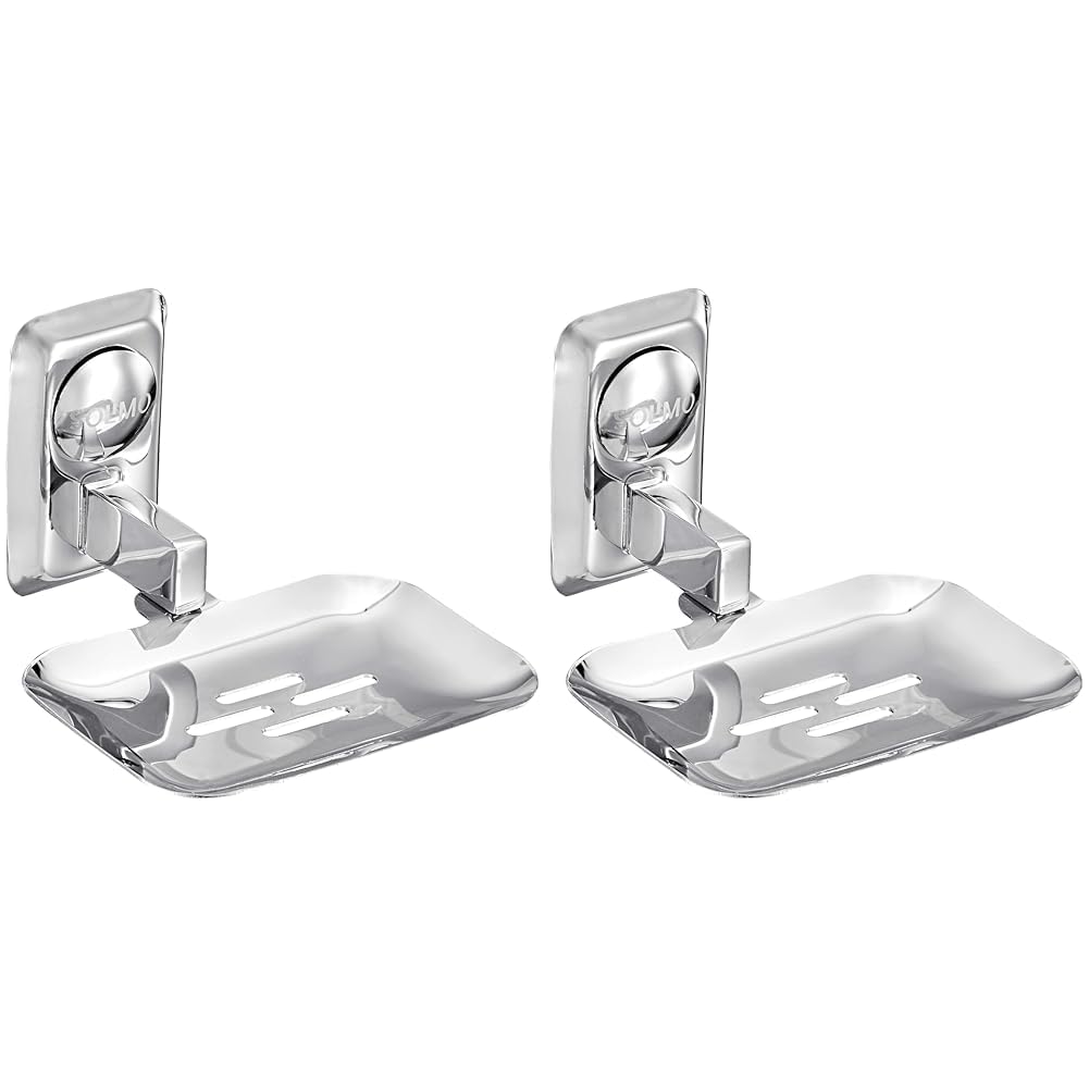 Amazon Brand - Solimo Piton Stainless Steel Soap Holder (Pack of 2) (B0D7Z9CP4B) Amazon Price History, Amazon Price Tracker