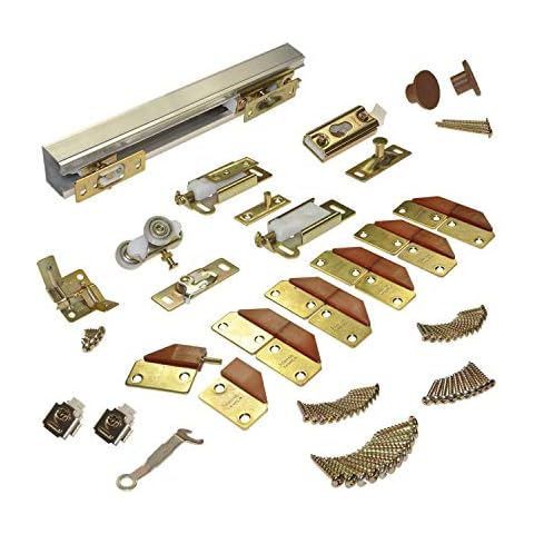 Johnson Hardware L.E Johnson 100FD604 4-Panel Hardware Set 60" - 4 Door System Cover