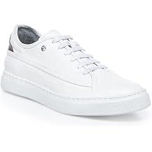 FRANCO CUADRA Mens Sneaker Bovine White Lace-Up