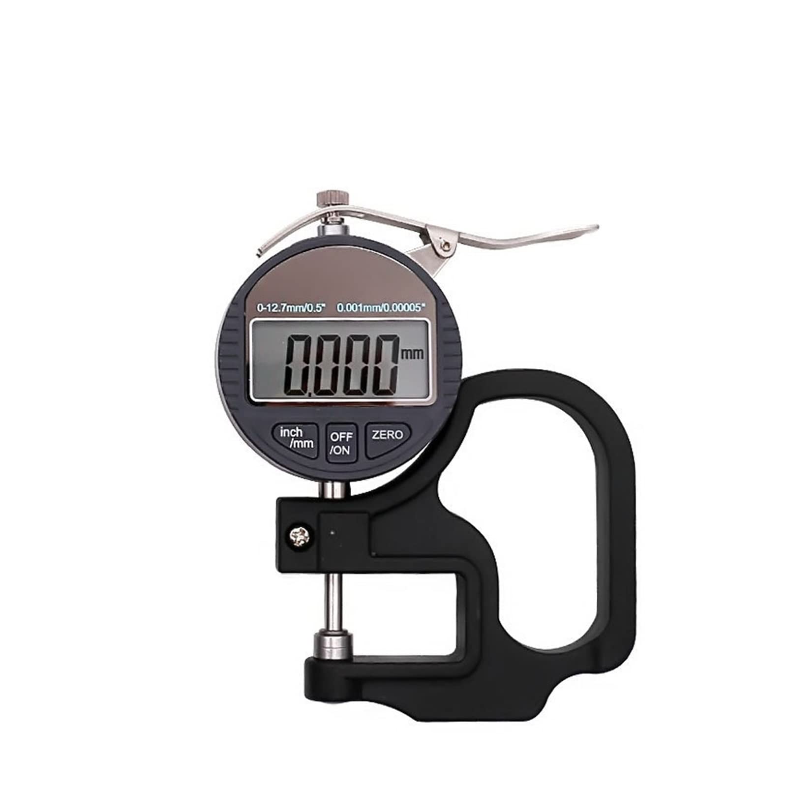 Micrometer, 0.01mm / .001mm Electronic Thickness Gauge 12.7mm 25.4mm Digital Micrometer Meter Micrometro Tester(0-12.7mm 0.001mm)
