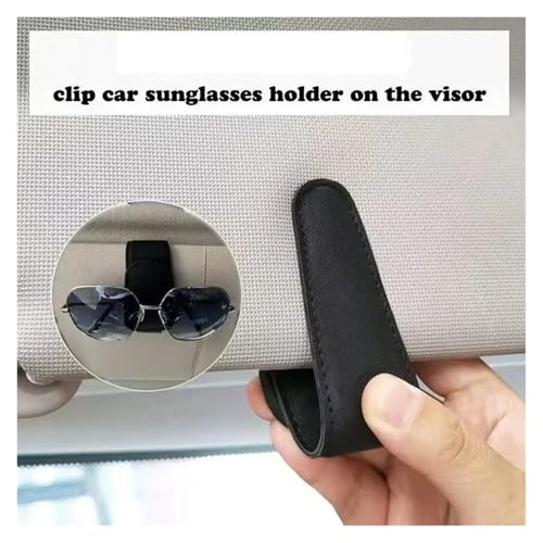 Support de lunettes de soleil voiture noir pour préserver vos verres