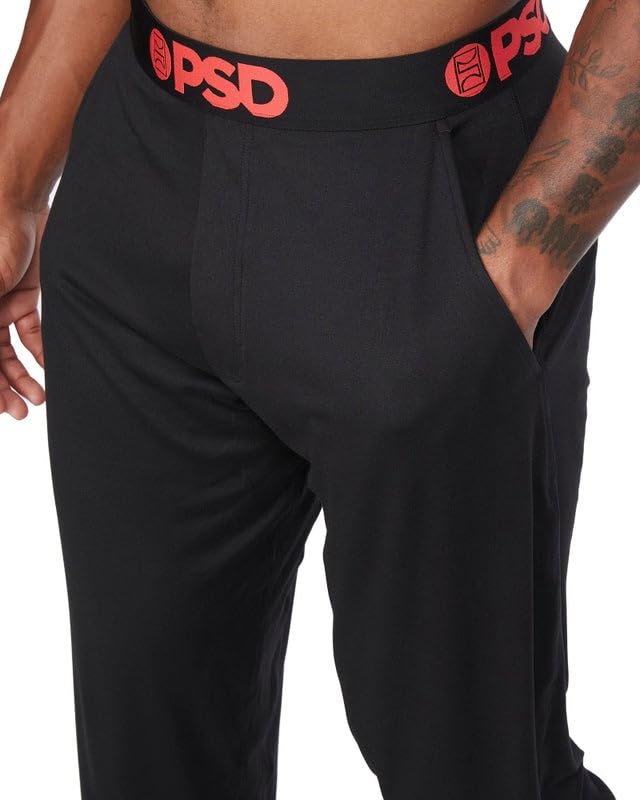 PSD Men's Lounge Pant - Soft Lightweight and Comfortable Tapered Leg Lounge Pant for Men3