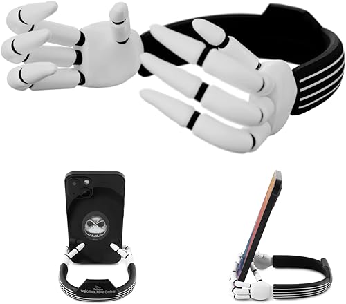 Jack Skellington Hands - Soporte de teléfono para escritorio de Tim Burton, The Nightmare Before Christmas Jack y Sally, soporte para teléfono para