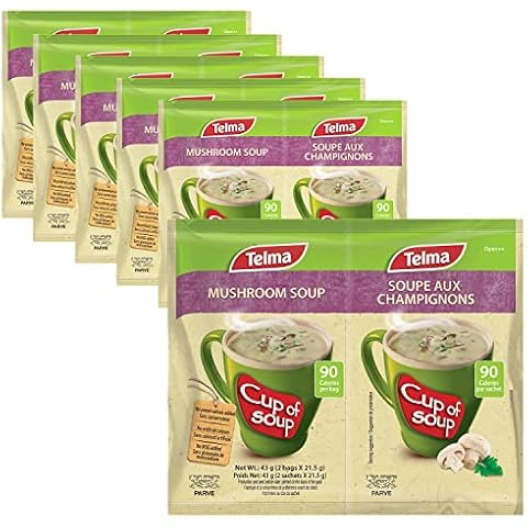 Telma Mushroom Instant Soup Pack - 6 Sachets Cover