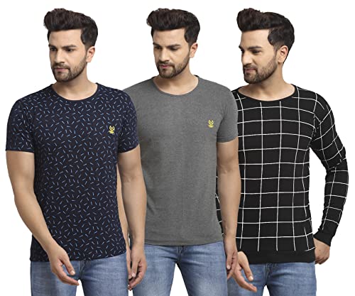 Image of Mack Jonney Men Cotton Half Sleeve Regular Fit T-Shirt