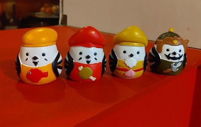 Amazon.co.jp: シマエナガ 七福神 置物 シマエナガ七福神 シマエナガ