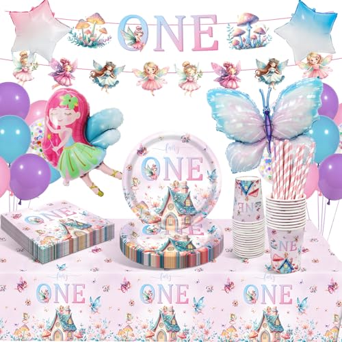 YEJIKJ Schmetterling Partygeschirr Set,Schmetterling Luftballon 1....