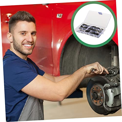 GLEAVI 680 Peças Lavador de dentes interno clipes de aço inoxidável empurrar arruelas clipes de velo