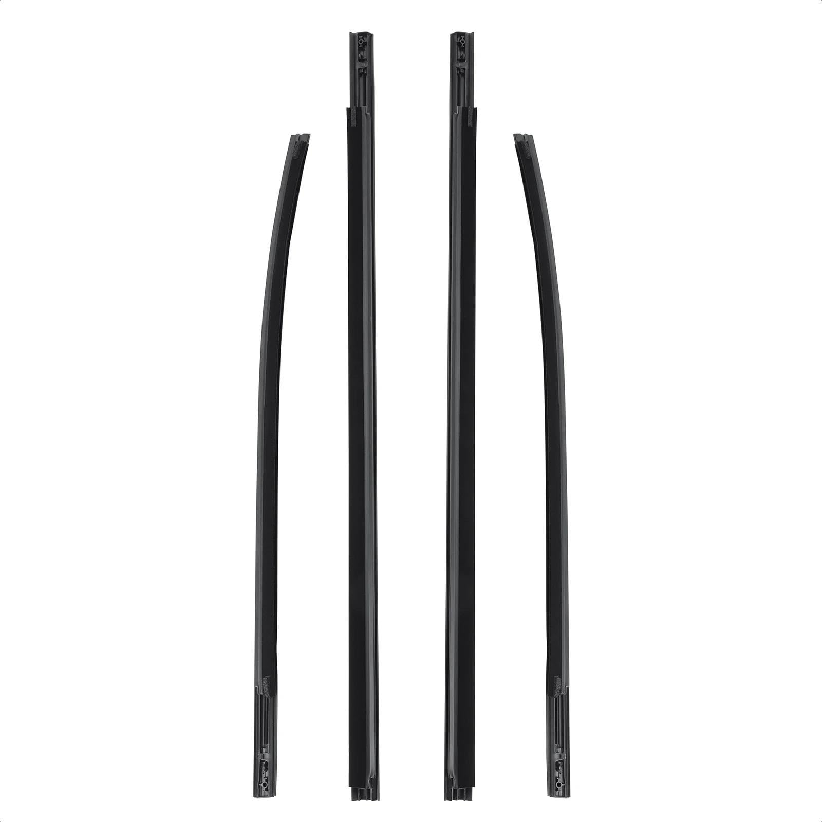 4pcs Car Window Sealing Strip Suitable For Ford For Ranger PX XLT 2012-2021 Window Sealing Strip Automotive Window Door Seals