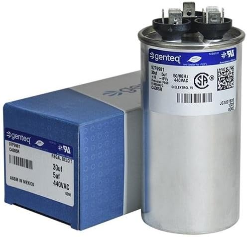 GE Genteq Round Capacitor 30 5 uf MFD 440 Volt Z97F9981 97F9981