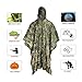 HYOUT 3D Cape Style Camo Hunting Suit, Camo Ghillie Suit for Men, Wildlife Photography Bird Watching Military Training Outdoor Lightweight Ghillie Suit