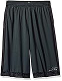Under Armour Kids Boys' SC30 Top Gun Shorts, Black/Black/Stealth Gray, XS (7 Big Kids)