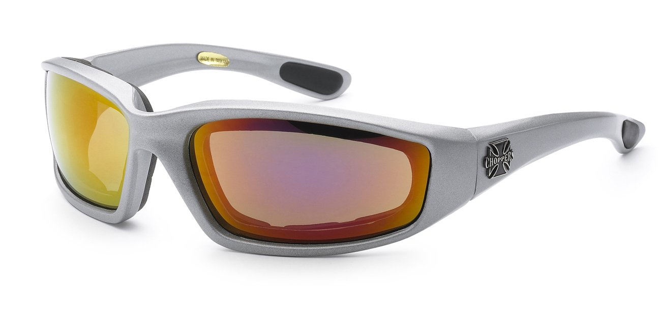 Chopper 5Zero1 Gangster Mens Women Biker Foam Padded Matte Motorcycle Goggles Sunglasses