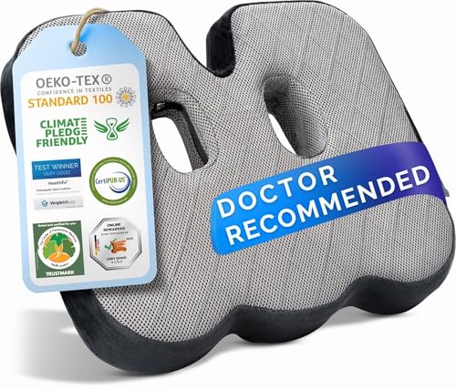 Healthfix® Orthopädisches Sitzkissen für Büro, Auto & Co.-...