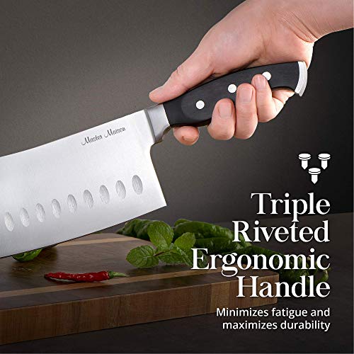 Master-Maison-65-Inch-Kitchen-Meat-Cleaver-Knife-Set-German-Stainless-Steel-Blade-with-Edge-Guard-Dual-Sharpener-and-Gift-Box-Sharp-Butcher-Knife-for-Bone-Cutting-Professional-Chef-Knife
