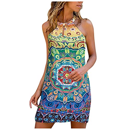 Robe d'été sans bretelles femme imprimée tendance chic