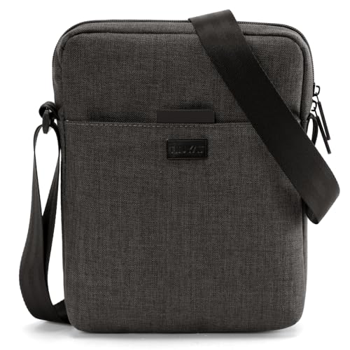 Mens Crossbody Bag Waterproof Shoulder Bags with Adjustable Strap Fits 10.1