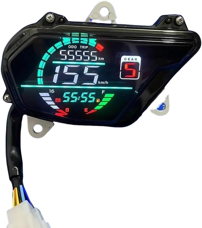 Motorcycle Odometer Gauge For POP110i POP110 2015-2024 Motorcycle Tachometer Tachometer LED Digital Meter Assembly