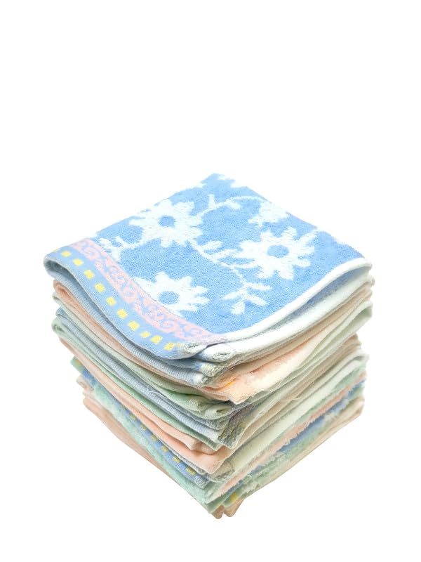chacko Women's Floral Printed Handkerchief - Lightweight Extra Soft and Super Absorbent Hankies, Rumal for Girls -(25x25 CM)-picture-17