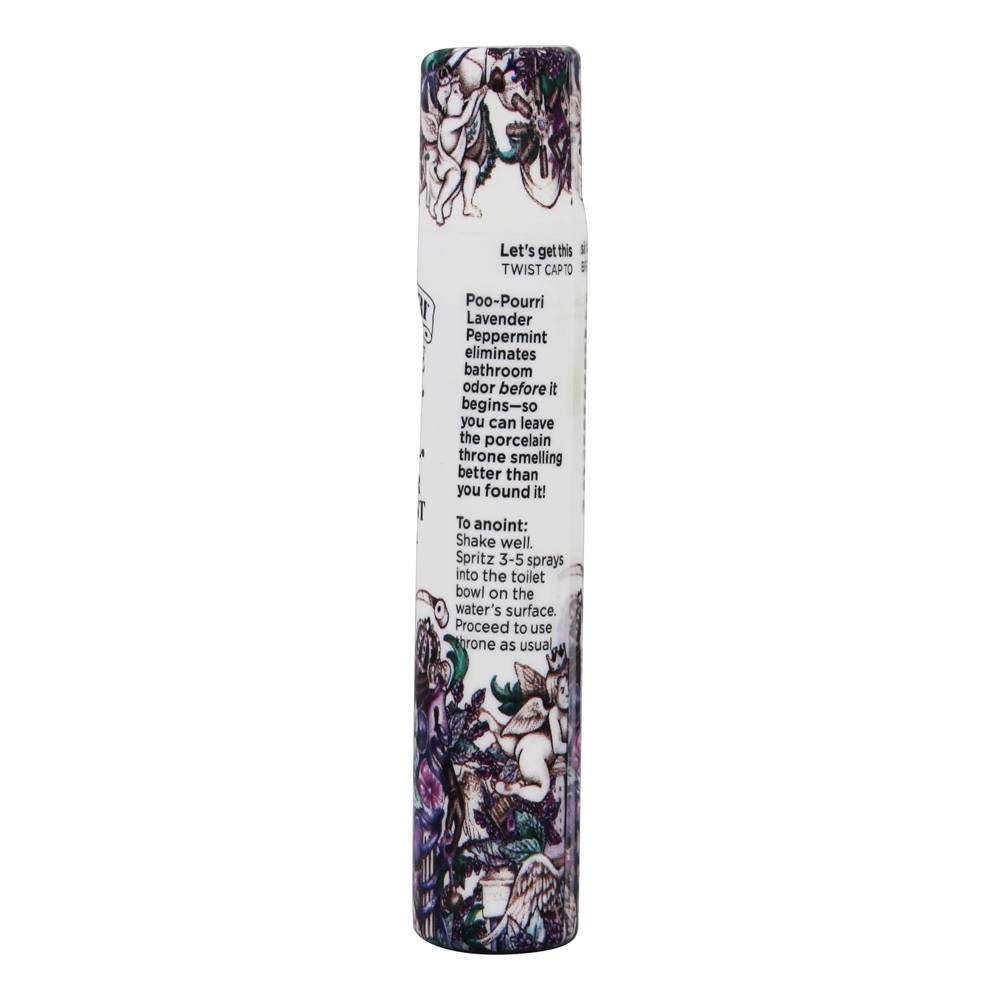 Poo-Pourri Before-You-Go spray do toalety, lawendowo-miętowy, rozmiar podróżny 10 ml, lawenda, mięta pieprzowa i cytrusy, 1 sztuka