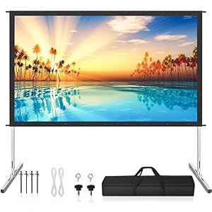 Projector Screen and Stand,135...