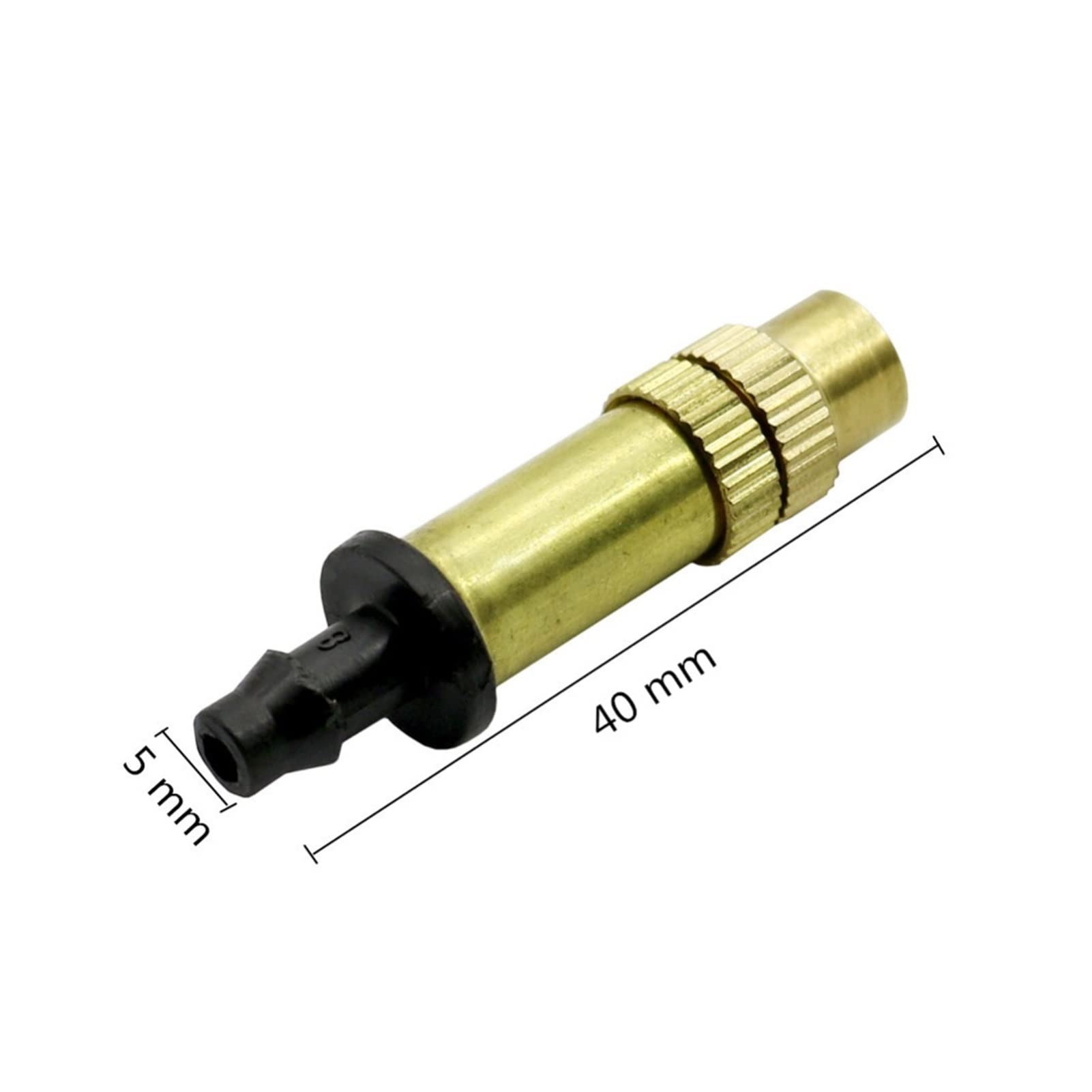 Akcesoria do systemu nawadniania kropelkowego VIEU 4/7 mm Interfejs węża miedziany rozpylenie mgły Dysza chłodząca ogród Podlewanie System nawadniania rozpylający Micro-Zraszacz 200 szt