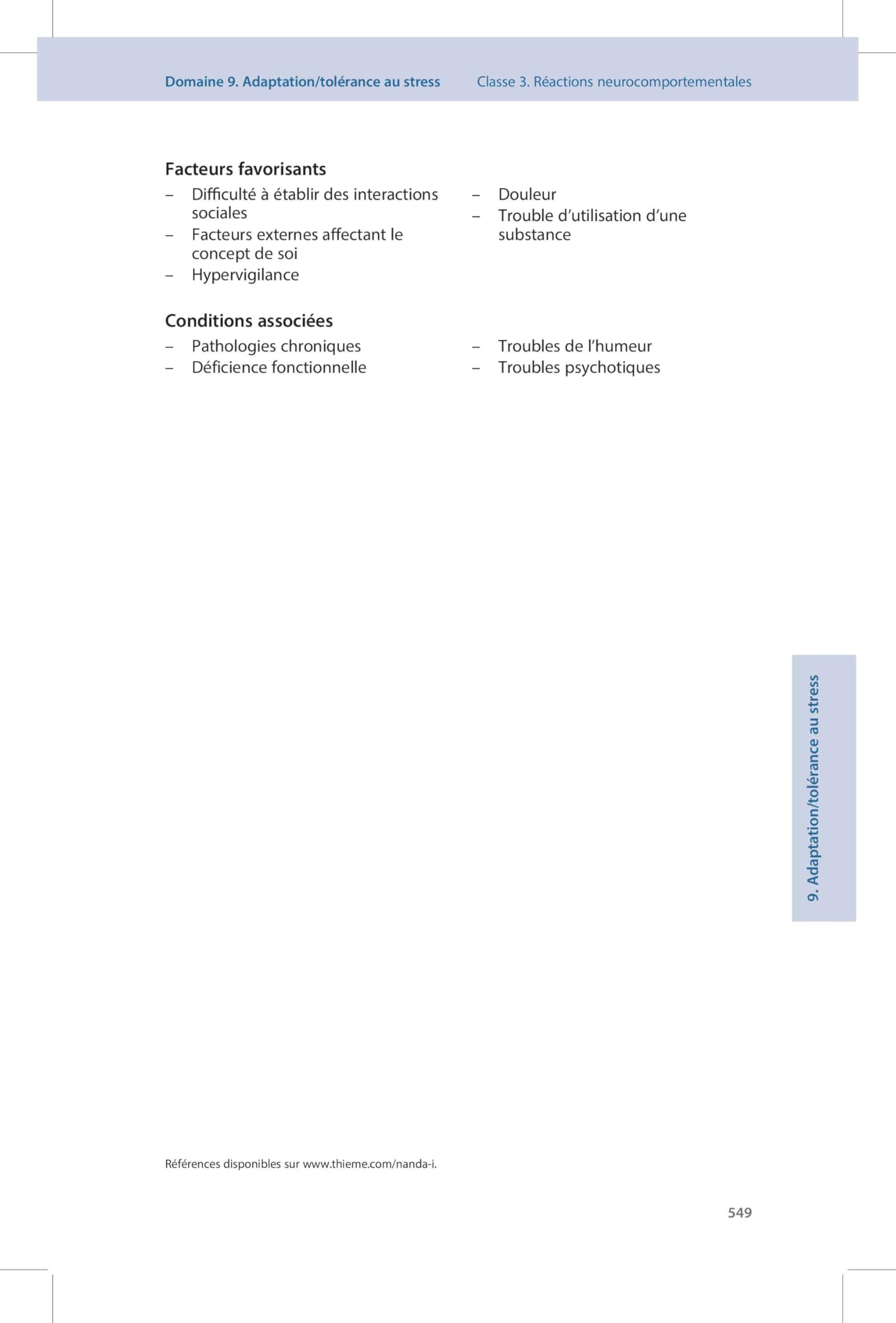 Diagnostics infirmiers 2024-2026: Définitions et classification
