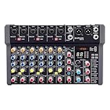 Versatile Audio Mixer | CMA-10 mixer offers 6 mono channels, with combo XLR/jack inputs, +48V phantom power, Gain control, and EQ, plus stereo linking DSP Effects | Foot-switchable DSP engine with 99 presets for delay, reverb, and modulation effects,...