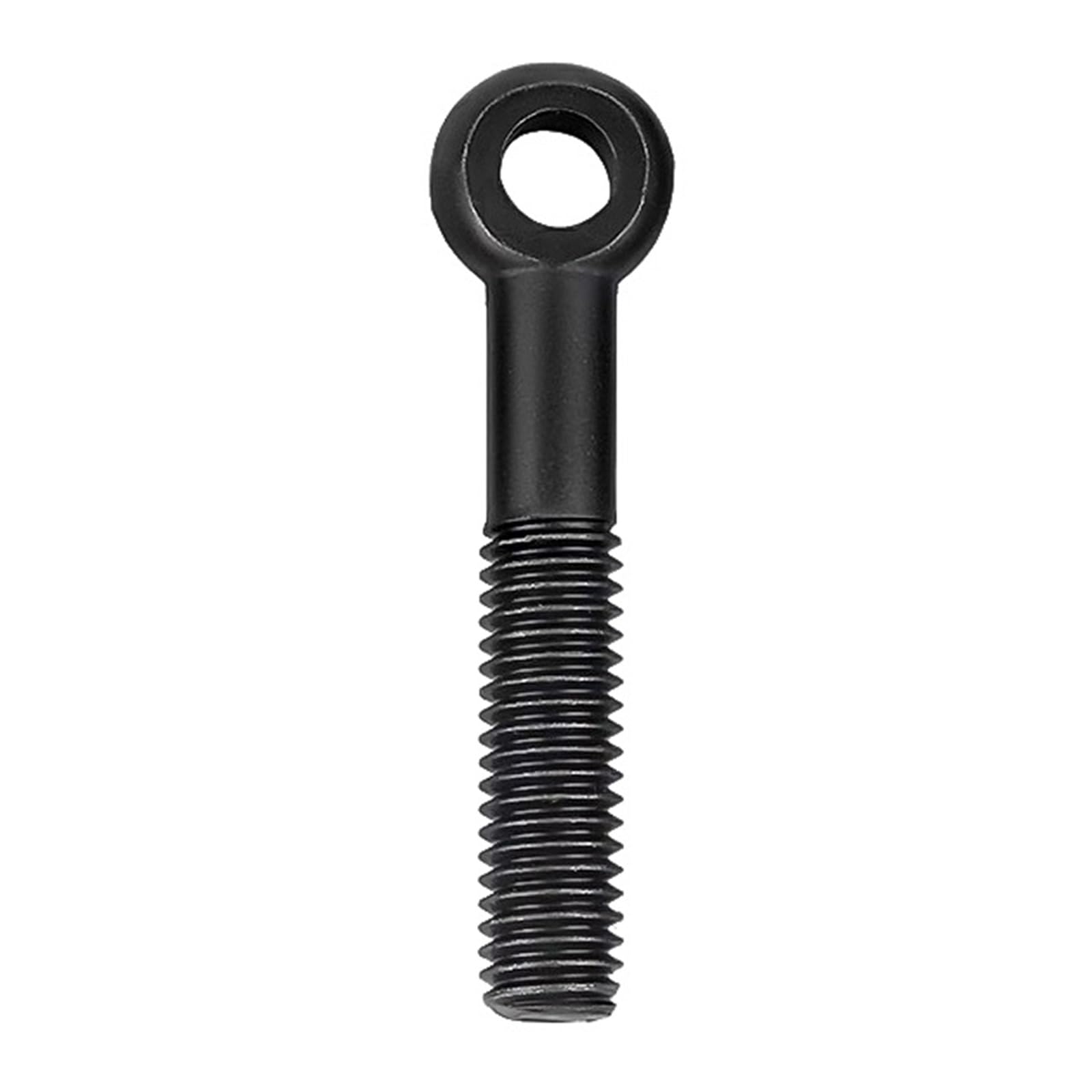 Tornillo de ojo tipo ojo de pez Perno de argolla roscado, maquinaria de acero al carbono negro, cáncamo de elevación oscilante for hombro, tornillo con orificio deslizante(M14x110mm(5pcs)-PT)