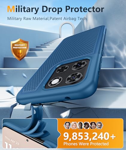 Image of FNTCASE for Moto G Stylus 2026 /2025 Case: Motorola G Stylus 2025 Case 14FT Military Grade Drop Protection with Screen Protector Shockproof Non-Slip Matte Dual Layer Phone Cover - 6.7 inch (Blue)
