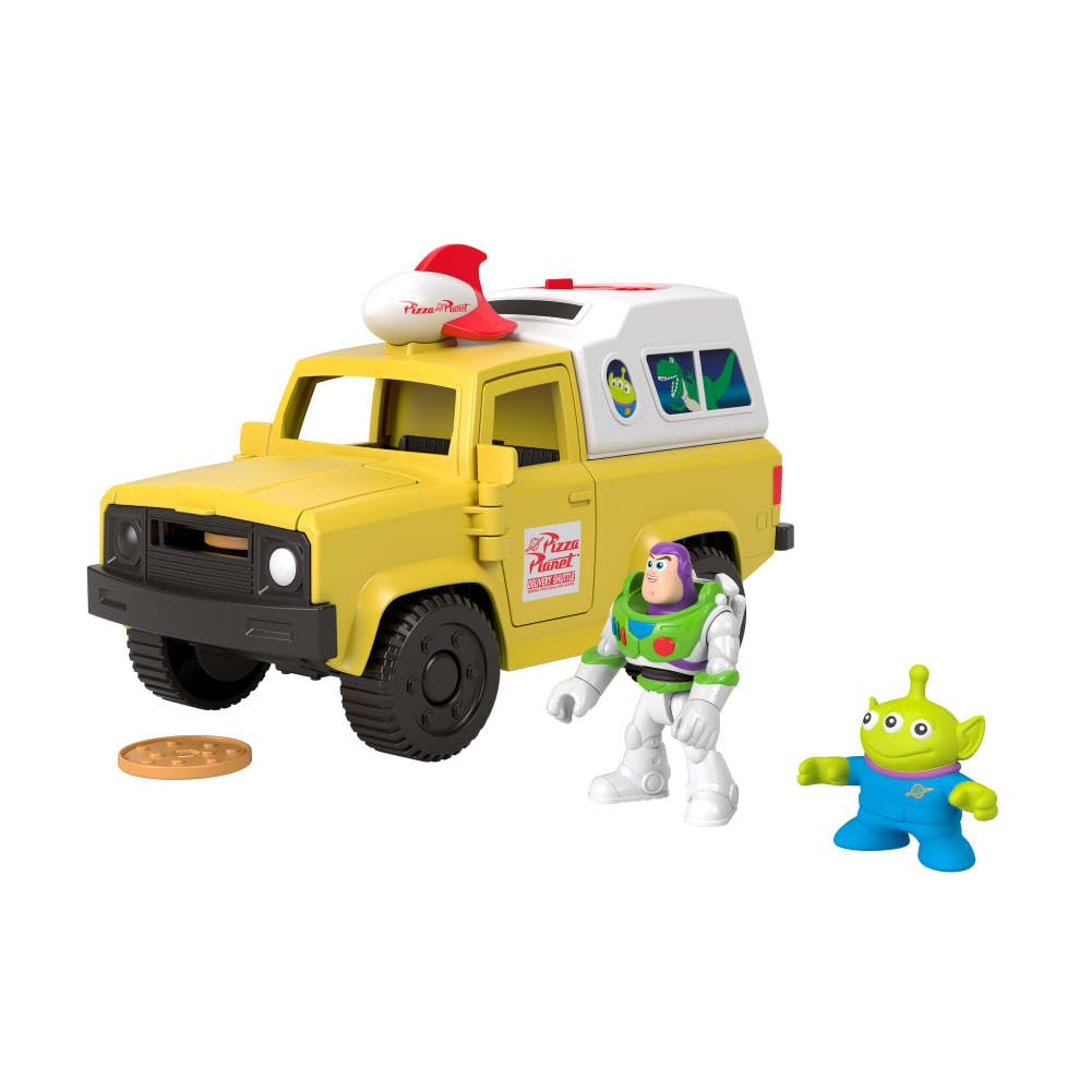 Fisher-Price Imaginext Toy Story Pizza Planet Truck con Buzz Lightyear Alien Playset