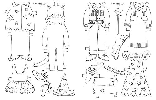 Paper Dolls: 60 Cut-Outs to Colour and Free Stencils (Make & Colour)