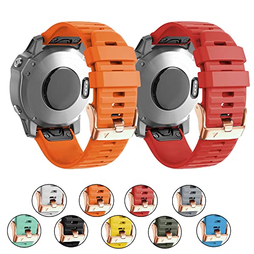 Bracelet de montre 20 mm silicone Garmin Fenix 6S Pro 7S 5S Plus agate