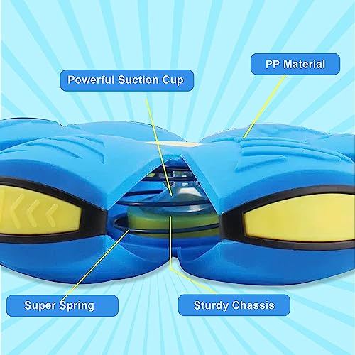 WACURRENTHYD New UFO Pet Flying Saucer Ball, Portable Flying Toys Creative Fly Saucer Stomp Magic Balls - Image 4