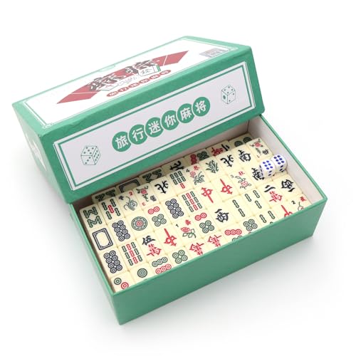Mini jeu de mahjong chinois compact fini l ennui en voyage et en famille