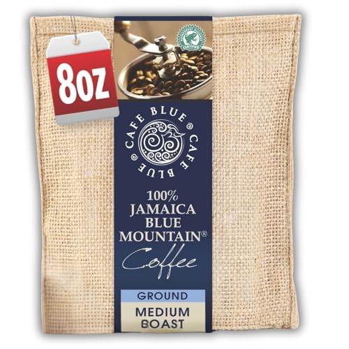 Cafe Blue 100% Jamaica Blue Mountain Coffee Grounds (227g)