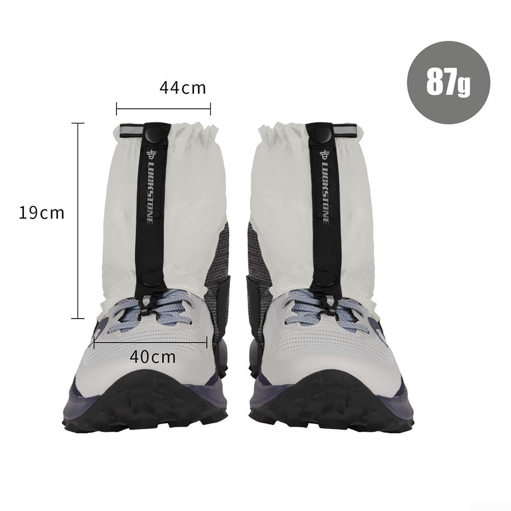 Ghette Impermeabili Da Sentiero - Regolabili, Antiscivolo, Per Escursionismo E Zaino In Spalla (Grigio)