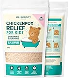 Chicken Pox Relief for Kids – Oatmeal Bath Soak for Chicken Pox & Itchy Skin | Colloidal Oatmeal Bath Soak | Mess-Free Chickenpox Treatment & Itch Relief for Children & Adults | 300g