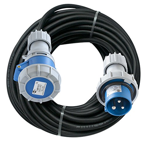 Rallonge CEE 3 broches IP 67 étanche et robuste avec clapets de protection Brennenstuhl